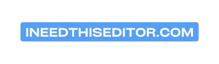 IneedThiseditor com